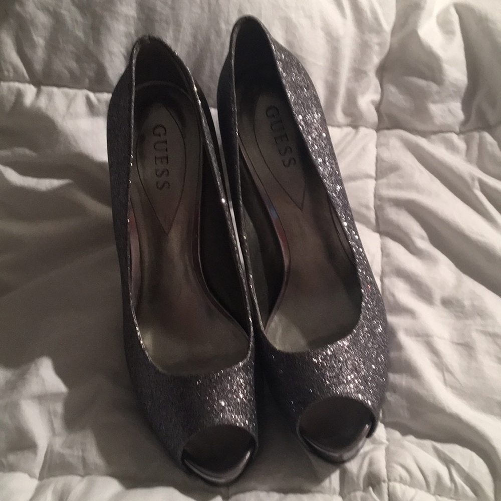 Glitter Guess Dress Shoes /  Worn Once